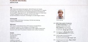 Florian Wehking - Vita
