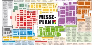 Messeplan für die Internationale Spielemesse Essen