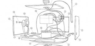 Der Apparat zur Visualisierung elektro-magnetischer Schwingungen