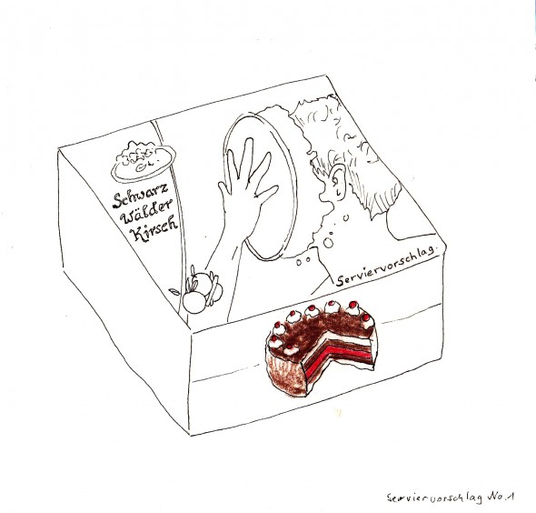 Serviervorschlag Torte