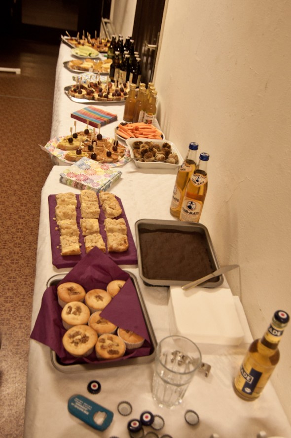 Für das Catering sorgte das Team der Kreativ-Etage.